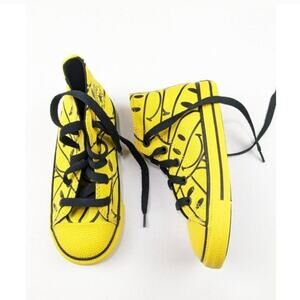 CONVERSE CTAS HI CYBER YELLOW/BLACK kids 13